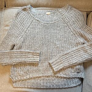 Women's Gray Knit Sweater